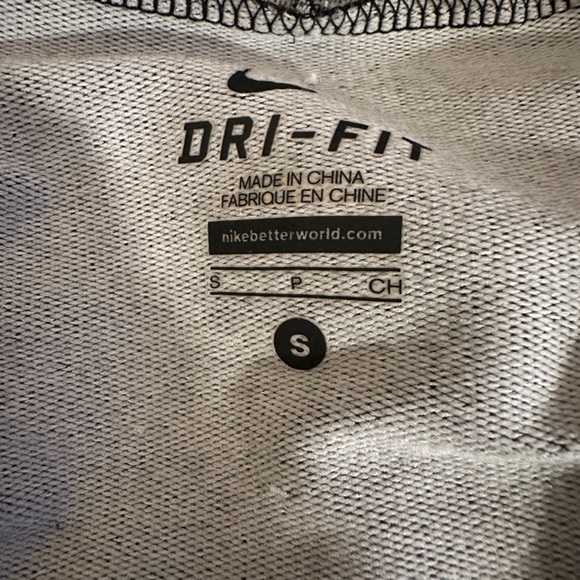 Gray and Black Nike Dri Fit Turtleneck Zip Up - Picture 3 of 6